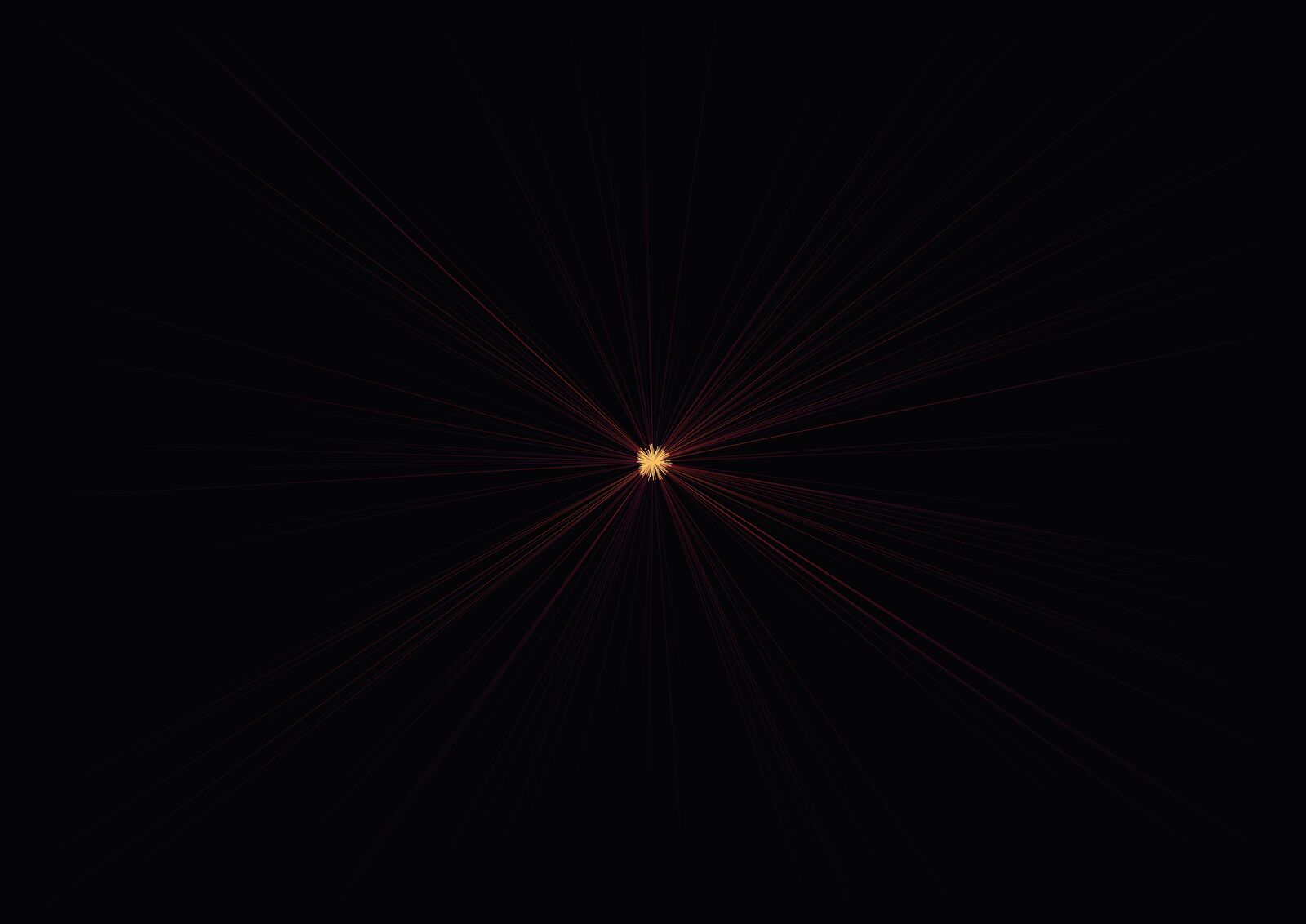 Propagule — dispersal kernel rendered as chiaroscuro light source